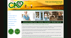 Desktop Screenshot of cafoundationinc.org